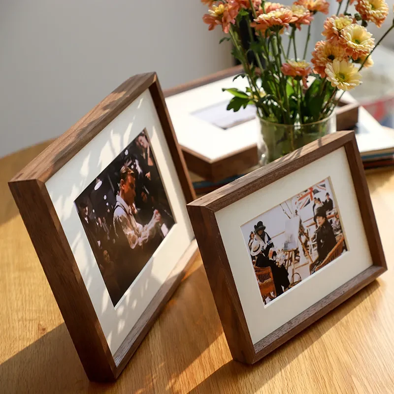 

American tenon and mortise photo frame table 6 inches 7 inches 10 inches creative home decoration photo frame ornaments crafts