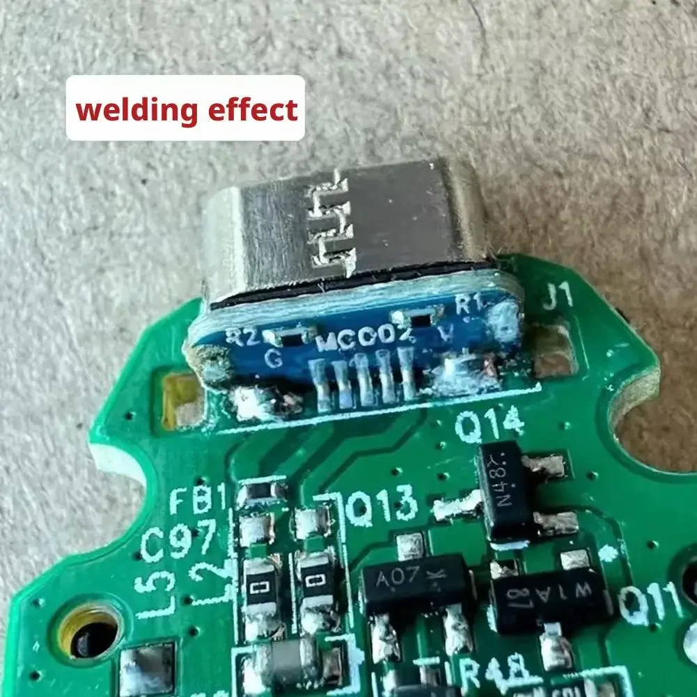 لوح مهايئ 10 قطعة M85k MicroUSB TypeC لوح مهايئ يدعم الشحن ونقل البيانات USB 2.0 محول إصلاح ذاتي الصنع