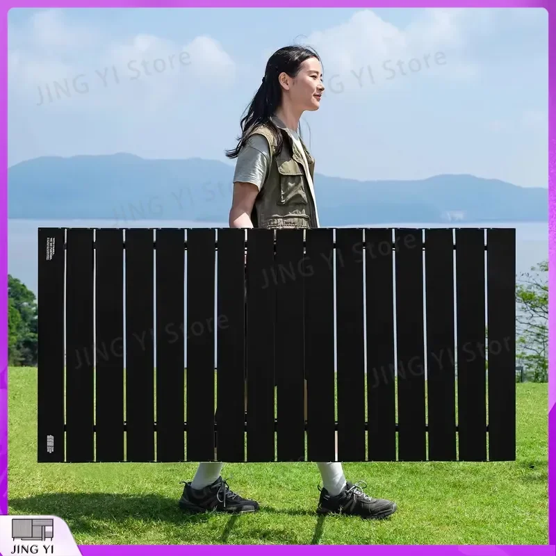 Portable Camping Table and Chairs Set Moon Chair Outdoor Egg Roll Folding Chair Picnic Table All-in-One Lightweight Travel