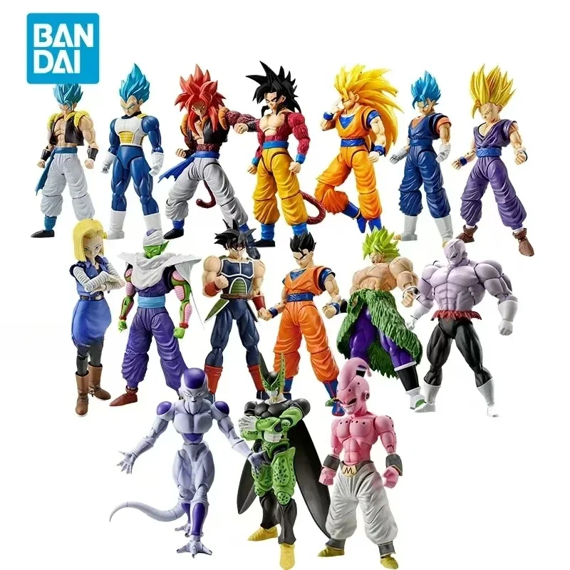 

Оригинальная фигурка Bandai, модель Dragon Ball, аниме-фигурка восхода Son Goku Vegeta Son Gohan Cell Freeza, экшн-фигурка, коллекция игрушек