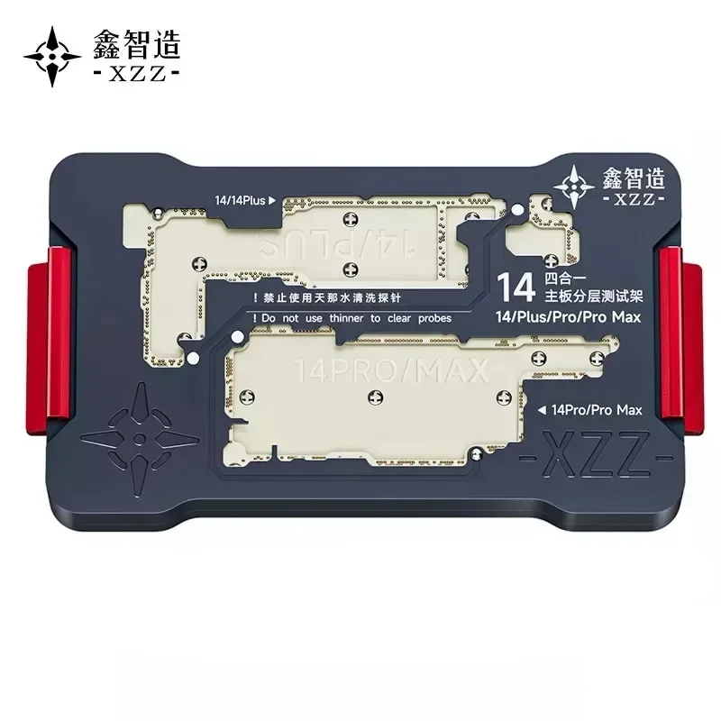 XINZHIZAO For iPhone X/XS MAX/11/12/13 Pro MAX/14PM/15 Motherboard Test Fixture Logic Board Upper/Lower Tester As Qianli iScoket