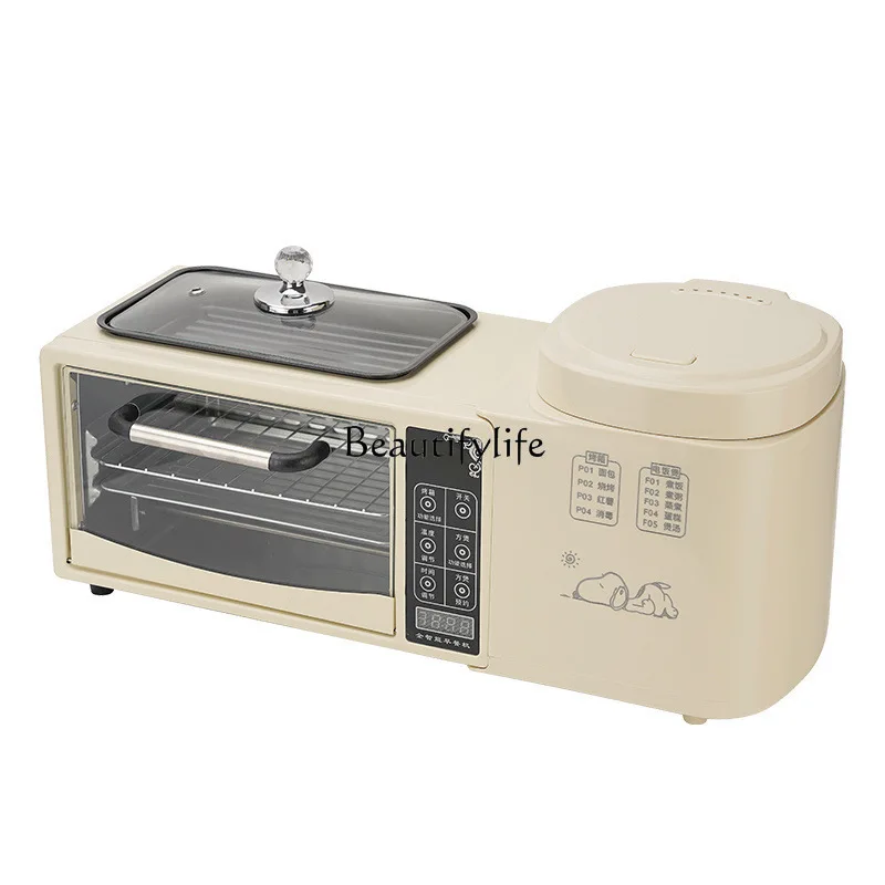 

Household 4-in-1 Toast Toast Bread Small Three-Machine