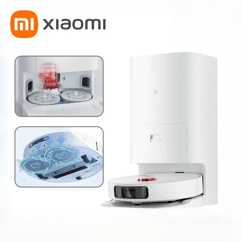 XIAOMI MIJIA Omni 1/2 Robot Vacuum Cleaner B101CN/C102CN Smart Base Dirt Disposal Dust Collection Auto Empty Dock Self Cleaning