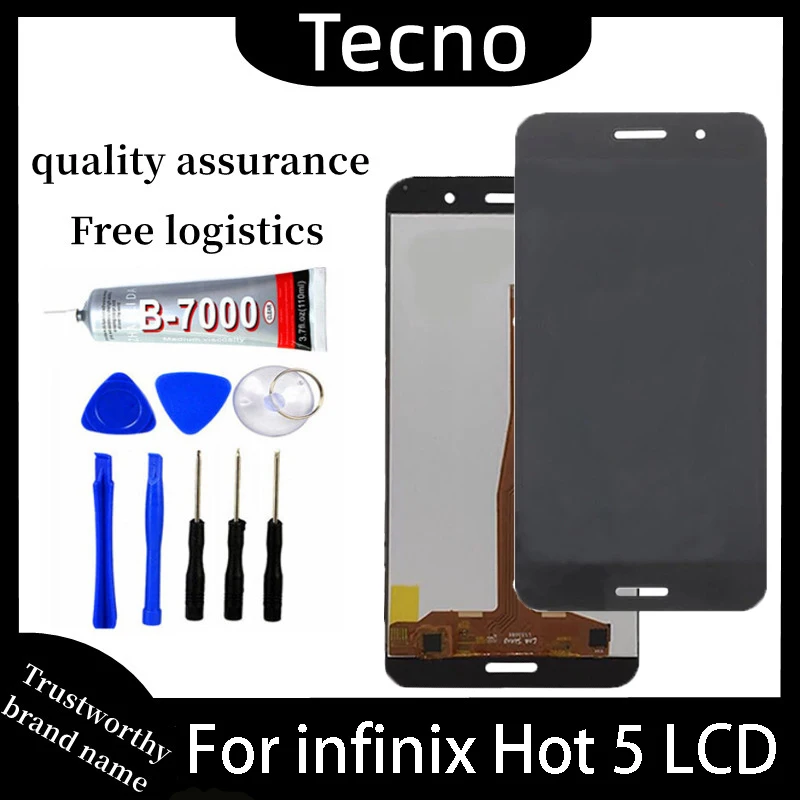 

riginal para infinix quente 5 x559 x559c x559f lcd display touch screen assembléia substituição para infinix hot5 lcd