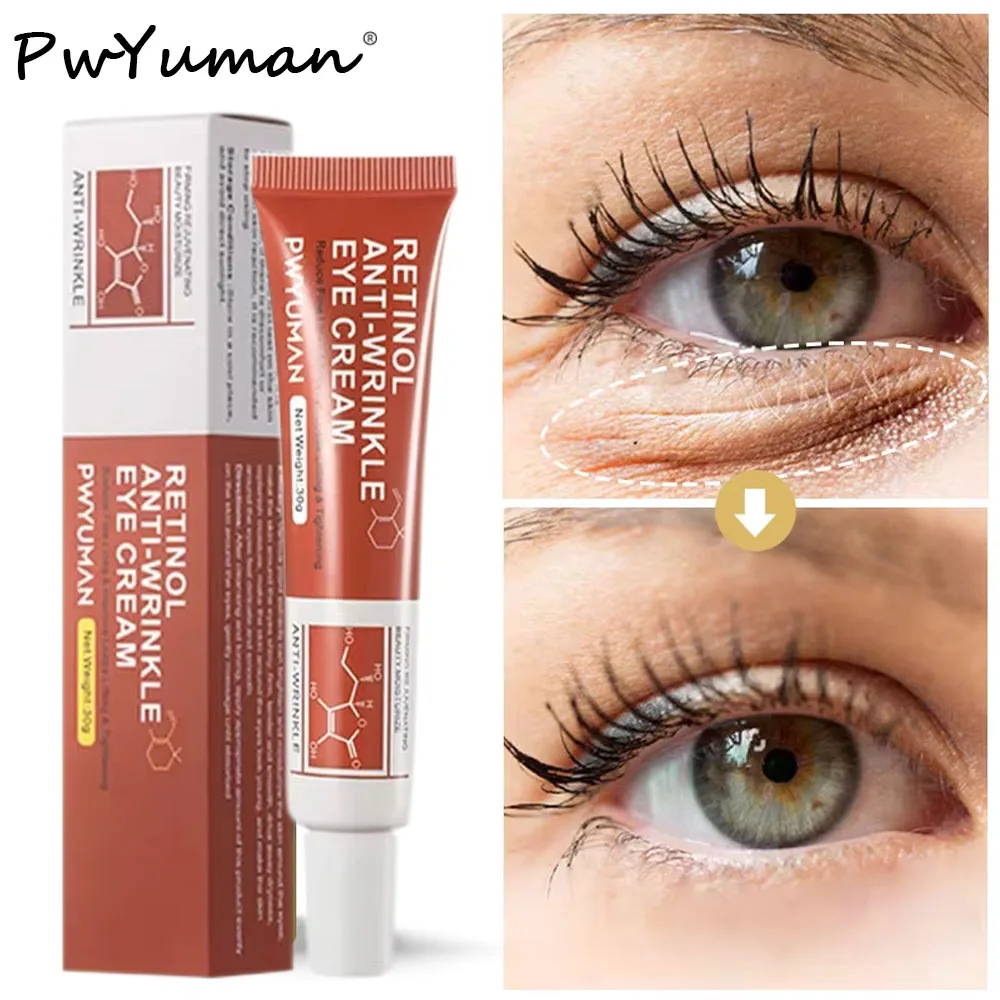 

Retinol Firming Eye Cream Anti-wrinkle Remove Eye Bags Dark Circles Fade Fine Lines Anti-Aging Puffiness Whitening Eye Skin Care