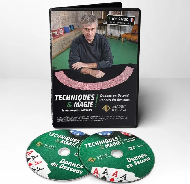 Techniques & Magie by Jean-Jacques Sanvert (2 DVD Set) magic tricks