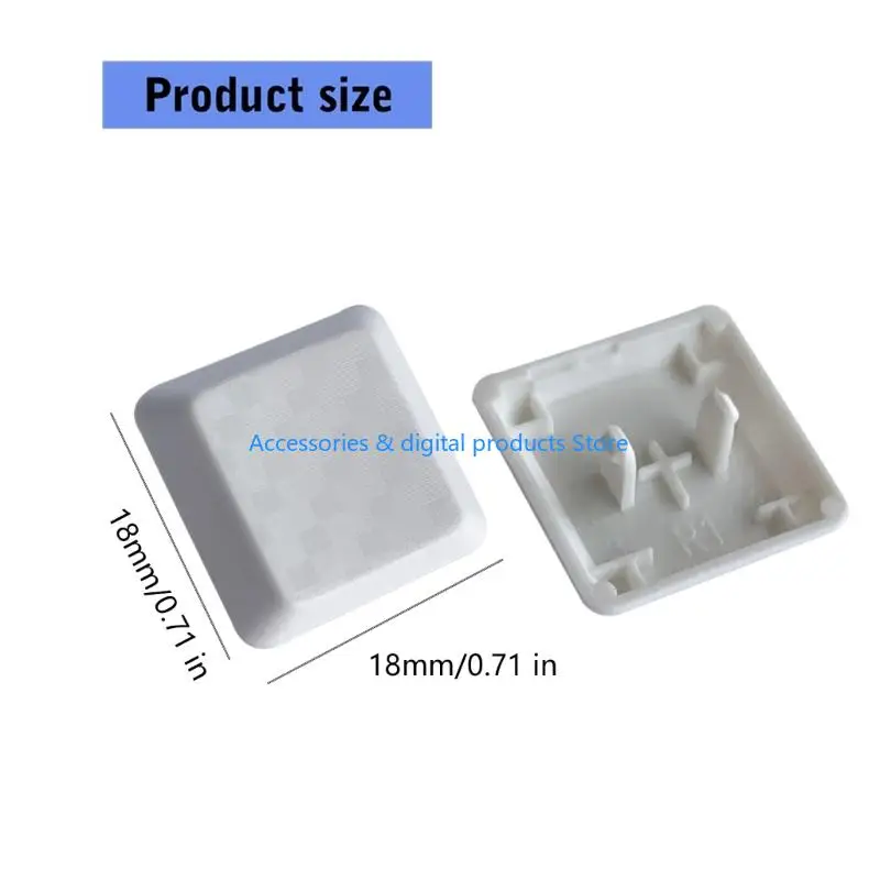 77JD 5Pcs Gaming Carbon Fiber Keycap Low Profile Nonslip Texture Cover Cap for G915/G813/G815/G913 TKL Keyboard view 6