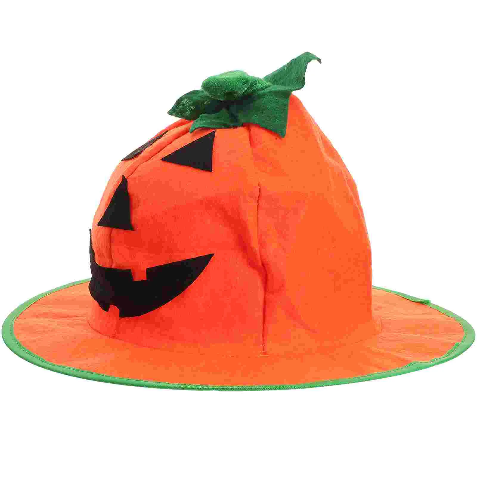 Halloween Pompoen Hoed Show Prop Cap Party Make-up Hoofdband Hoofddeksel Fluweel