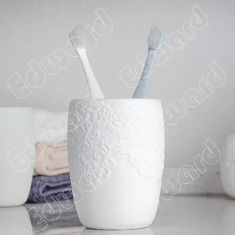 

Цельный дозатор шампуня для мытья полоскания горла, керамическая бутылка для лосьона для домашнего использования, бутылка пресс-типа, легкая роскошная чашка для ванной комнаты, кружка, банка