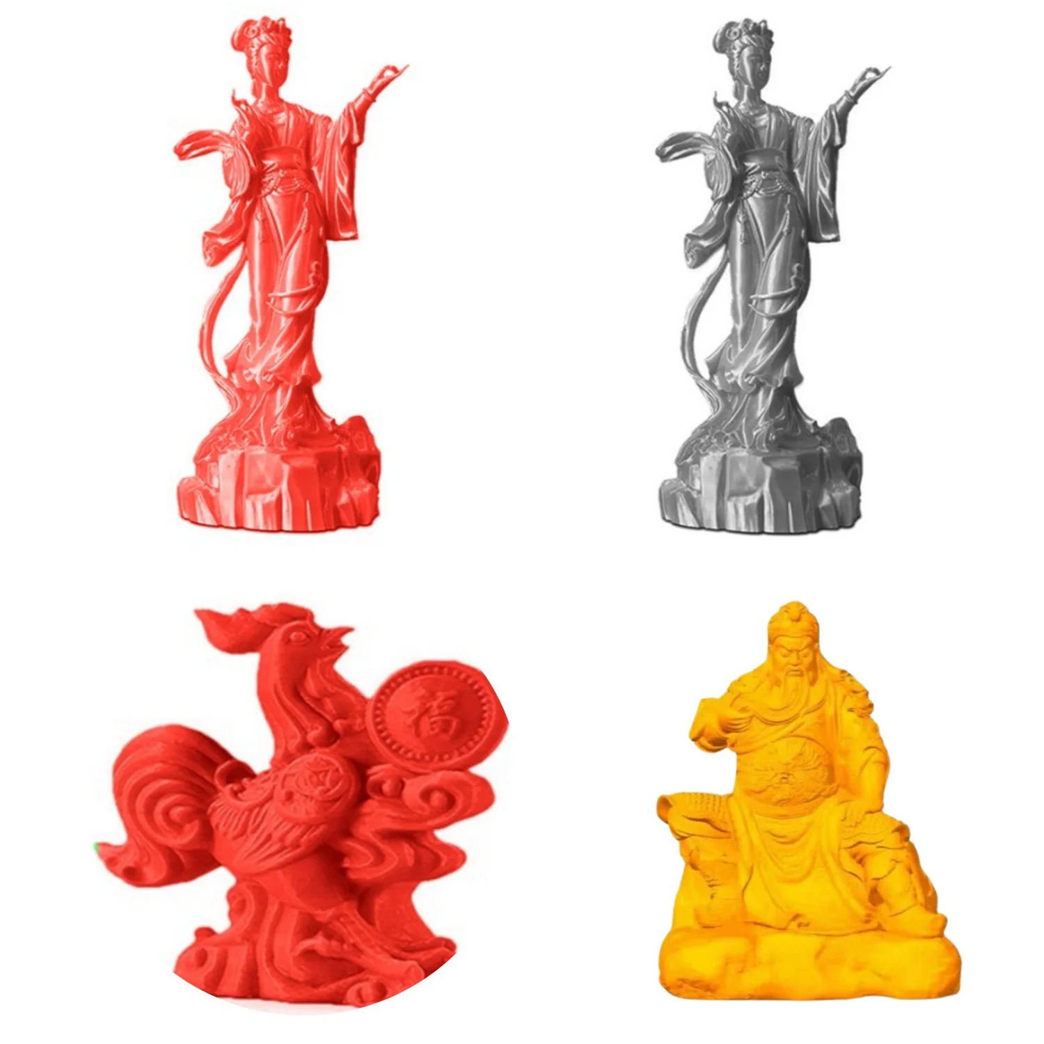 Bahan Habis Pakai Printer 3D, Filamen Pencetakan PLA Kemurnian Tinggi 1.75Mm Transparan Tinggi 1KG Kawat FDM-POS