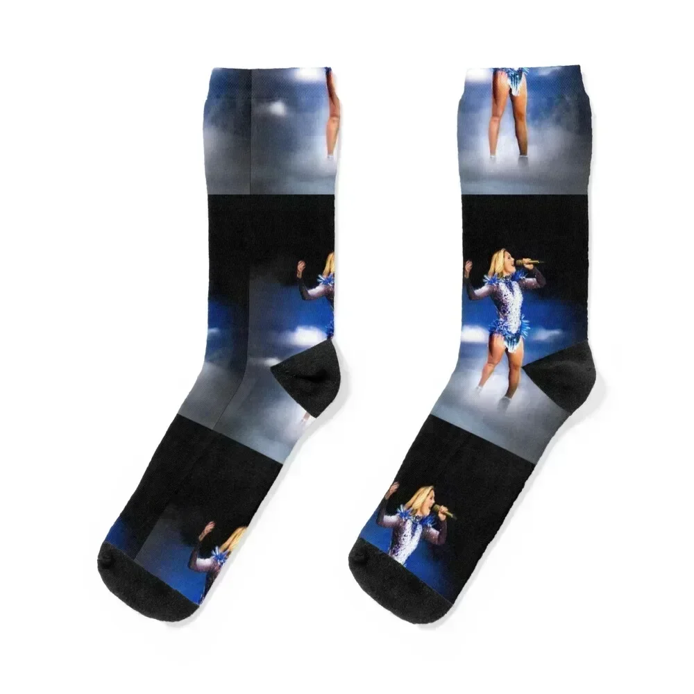 

Concert Hélène Fischer Socks designer Christmas Soccer Wholesale Men Socks Luxury Brand Women's