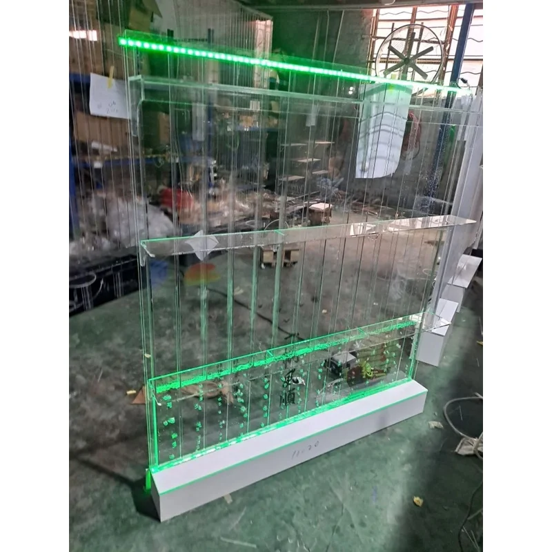 custom.Wedding Wall Contemporary Home Decor Room Divider Screens Large Rectangle Acrylic Bubble Led Fall Self-adh