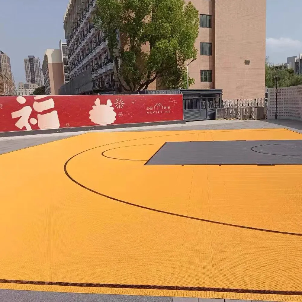 Beable Interlocking Flooring for Any Basketball Court, Customizable and Adaptable, Outdoor and Indoor