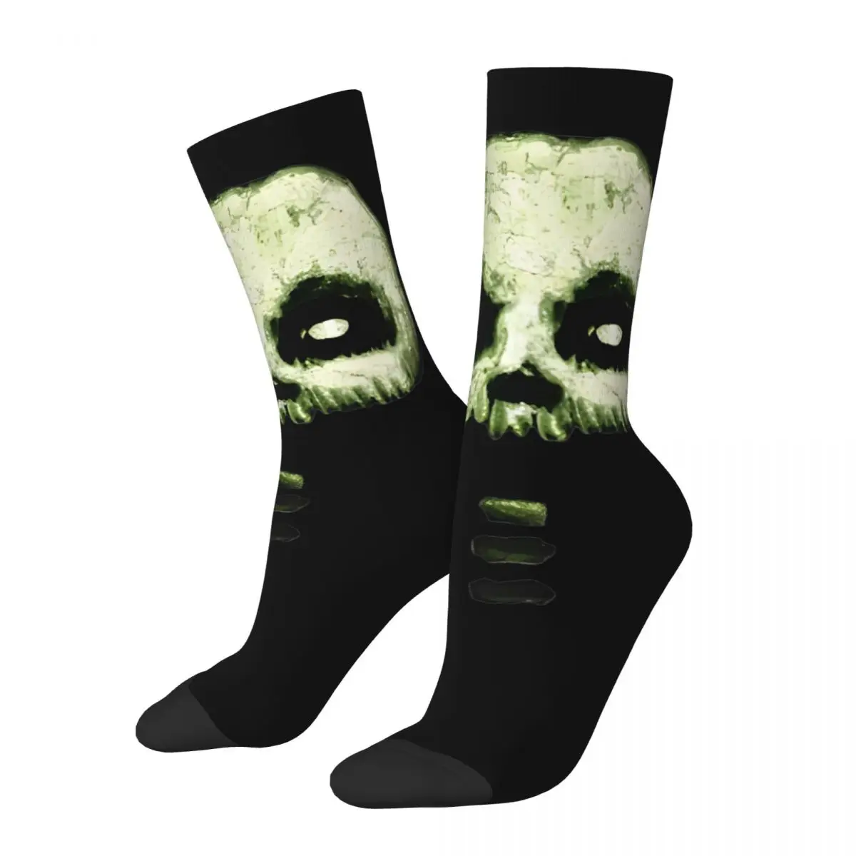 Fear And Hunger Stockings skulls Printed Retro Socks Spring Anti Bacterial Socks Unisex Men Running Breathable Socks