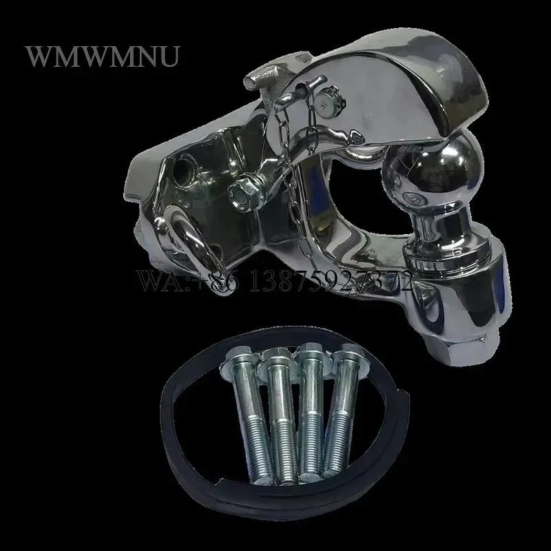 Wmwmnu Off Road Rescue Combination Kit Rear Bumper Tow Hook with Lock Universal Tiger Head Nylon Material for
