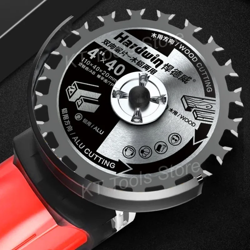 4Inch 5Inch 40T Wood Cutting Disc Double Side Circular Saw Blade for Cutting Wood,Aluminum,MDF,20mm Arbor for Woodworking Disc