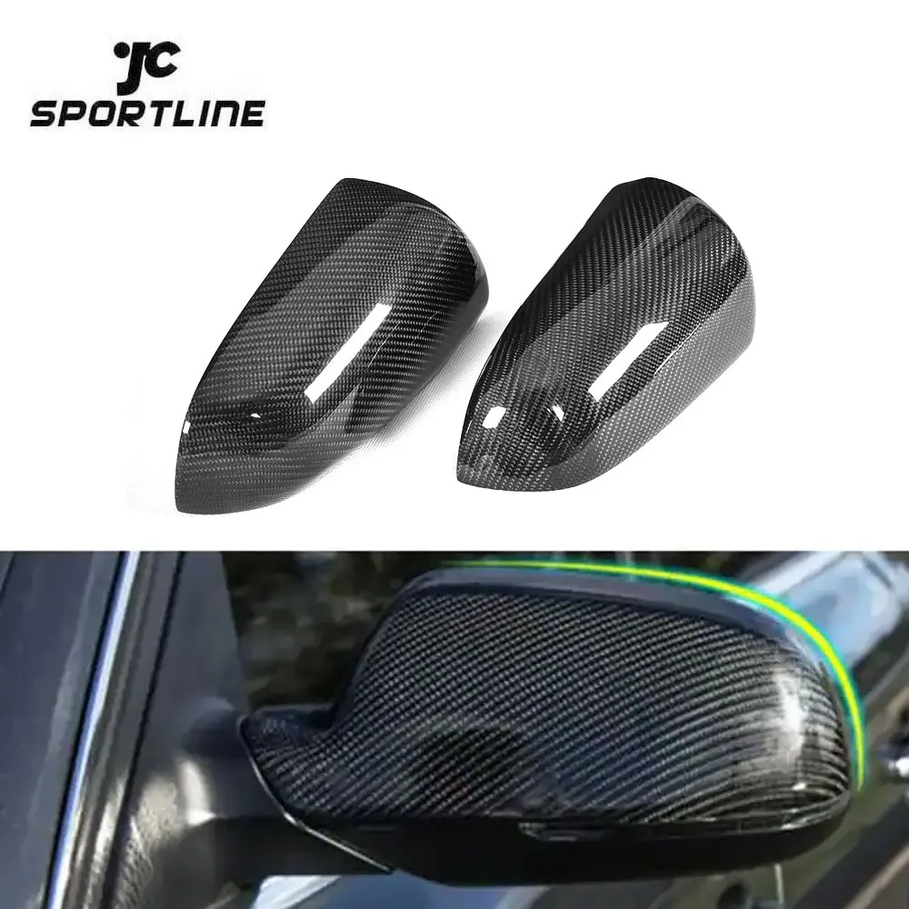 

Auto Carbon Fiber Mirror Cover For Audi A3 05-08 A4 B6 B7 06~08