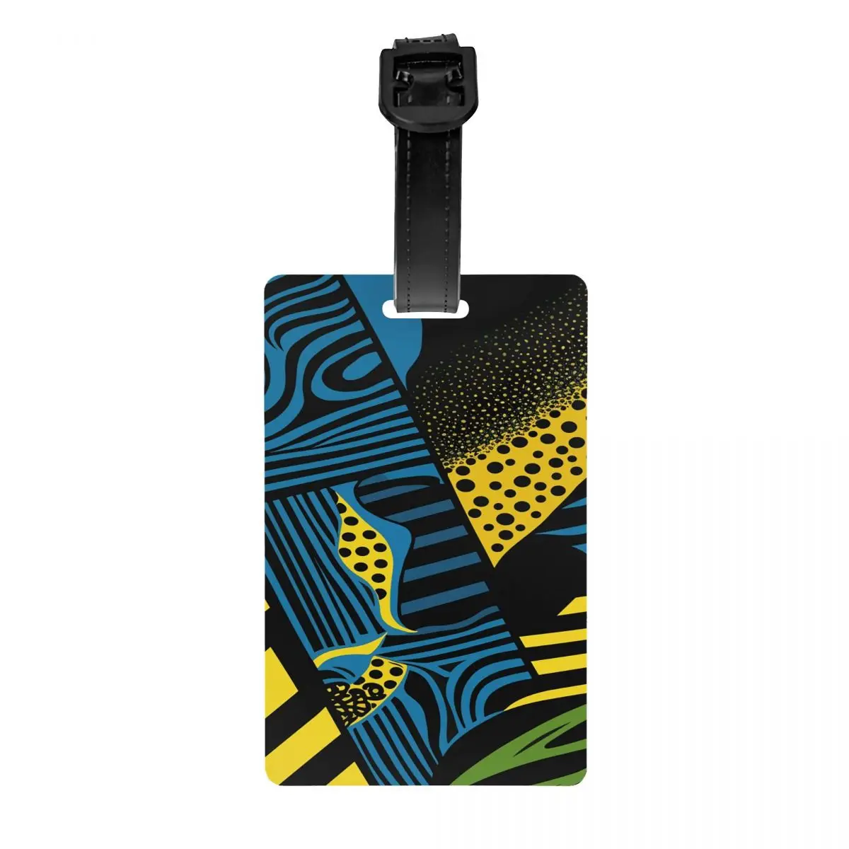 

Rwandan модные узоры багажная бирка дорожная сумка чемодан конфиденциальная обложка идентификационная этикетка