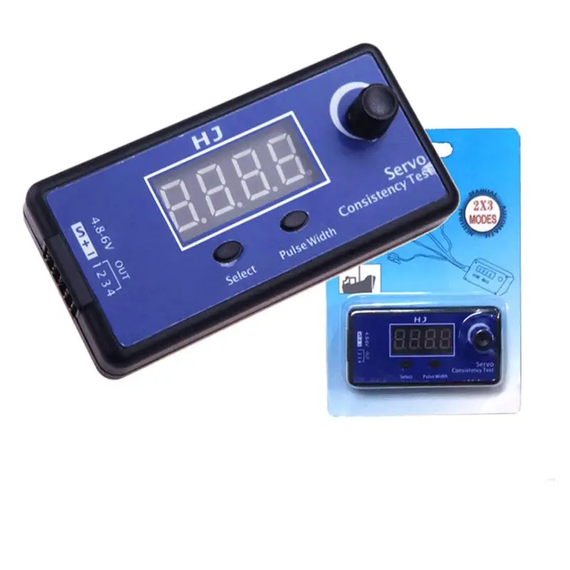 Hj Servo Tester Numerical Simulation Servo Detector Throttle Speed Controller Electronic Components Adjustment