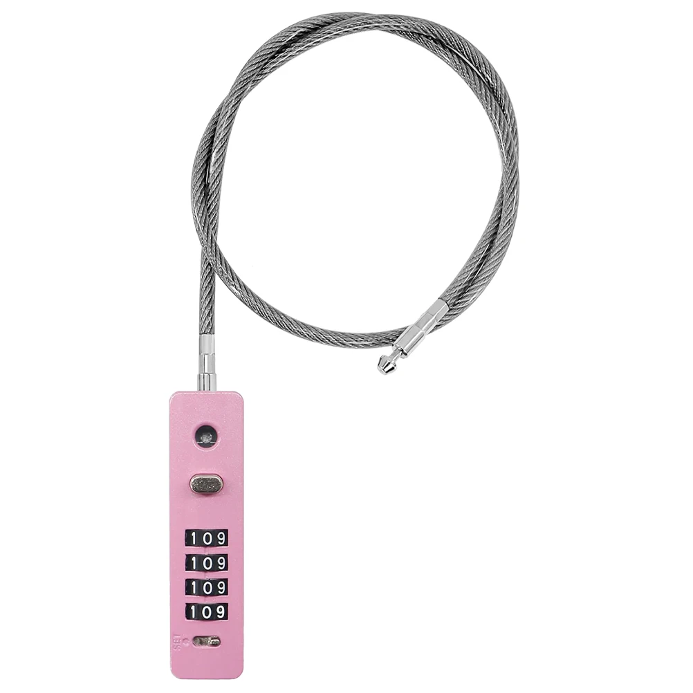 

4- Steel Wire Cable Combination Anti-Theft Bike Long Soft Rope Electric Scooter Cabinet Door Security Portable