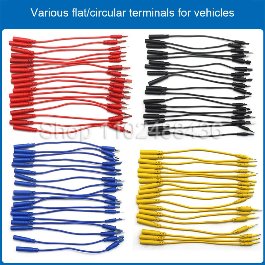 92pcs strumenti durevoli automobilistici riparazione professionale cavi del circuito diagnostico Kit di cavi di prova per auto Cablage elettrico