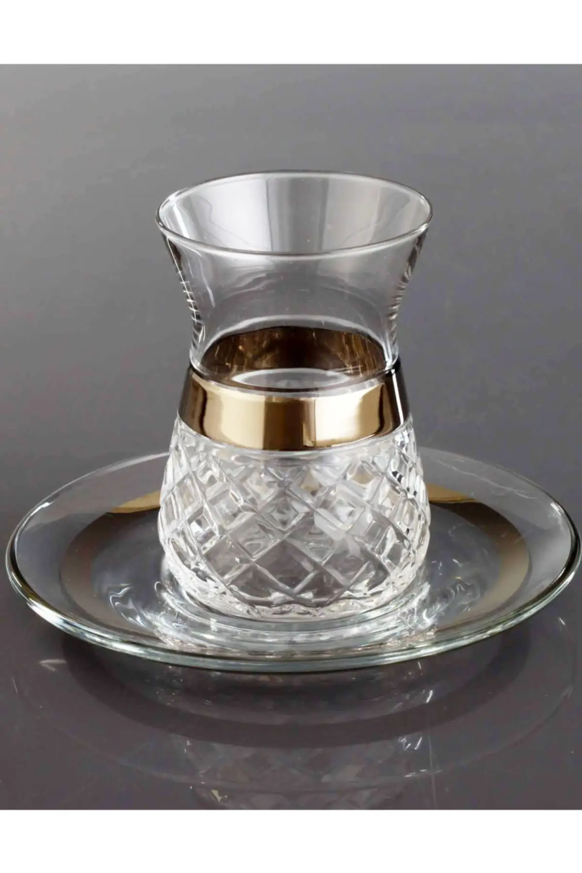 

Uras 6 Personality Tea Cup Pad Platinum English Tea Cup Glass Cup