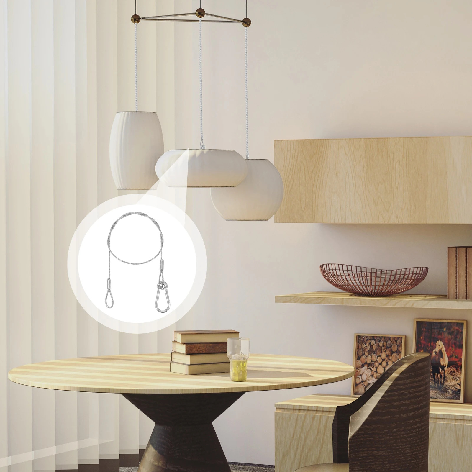 5Pcs Safety Rope for Stage Light Preferred Materials Simple Design Quick Installation Efficient Durable Practical Use