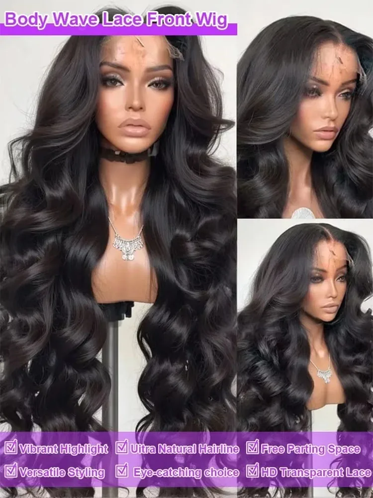 غلويليس الجسم موجة خصلات الشعر المستعار الإنسان 5x5 إغلاق شعر مستعار 30 بوصة 13x6 HD الدانتيل الباروكة الأمامية موجة المياه الطبيعية الدانتيل الجبهة مع شعر الطفل #4