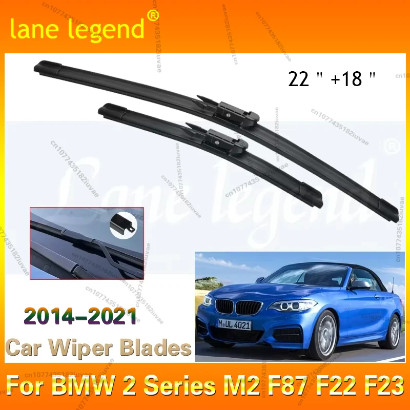

Car Front Wiper Blade For BMW 2 Series M2 F87 F22 F23 2014~2021 Windscreen Windshield Accessories Window 2021 2019 2018 2017