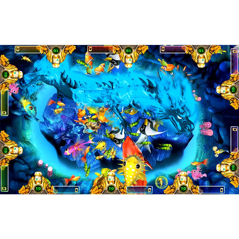 Popular 4/6/8/10 players Golden Crab Fish Hunter Game Machine Host Accessories For Fish Hunter Machine