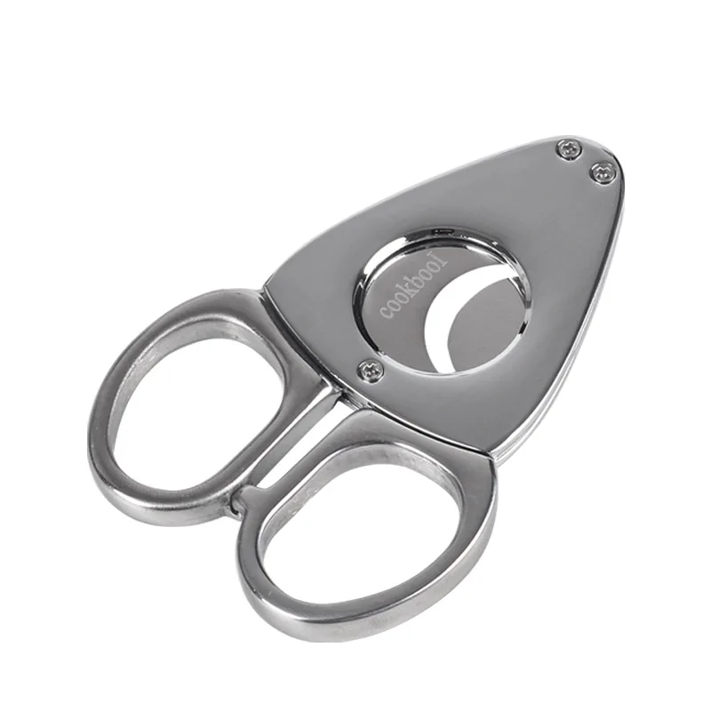 Cigar Cutter Knife Pocket Cigar Cutter Scissors Zigarre Semi Cigar Knife Scissors Smoking Cigar Guillotine Cutter Scissors