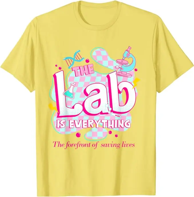 Module de laboratoire médical rétro, équipe de soins aux patients, t-shirt graphique de technologue en histologie, MLS MLT Lab kness st Top, semaine 2024