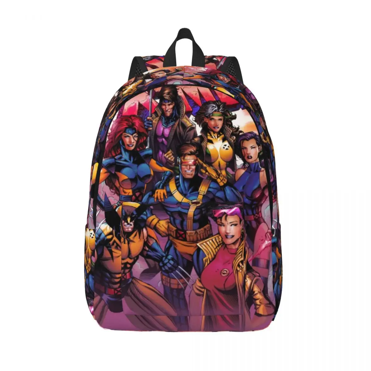 Custom X-Men Superhero Canvas Backpacks for Women Men Waterproof School College Bag Print Bookbags