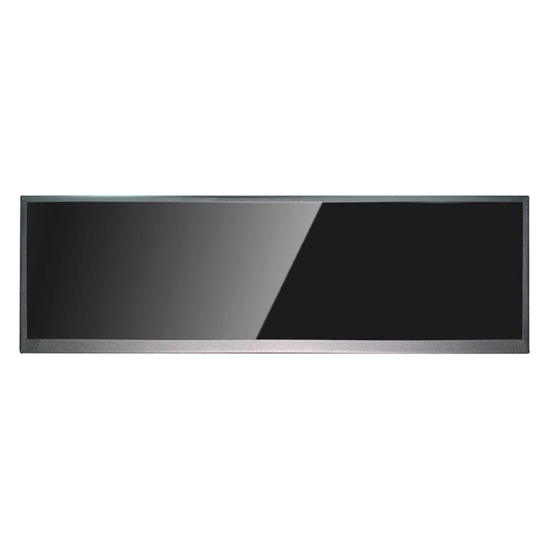 Computer case secondary screen 12.6 inch long strip hairtail screen