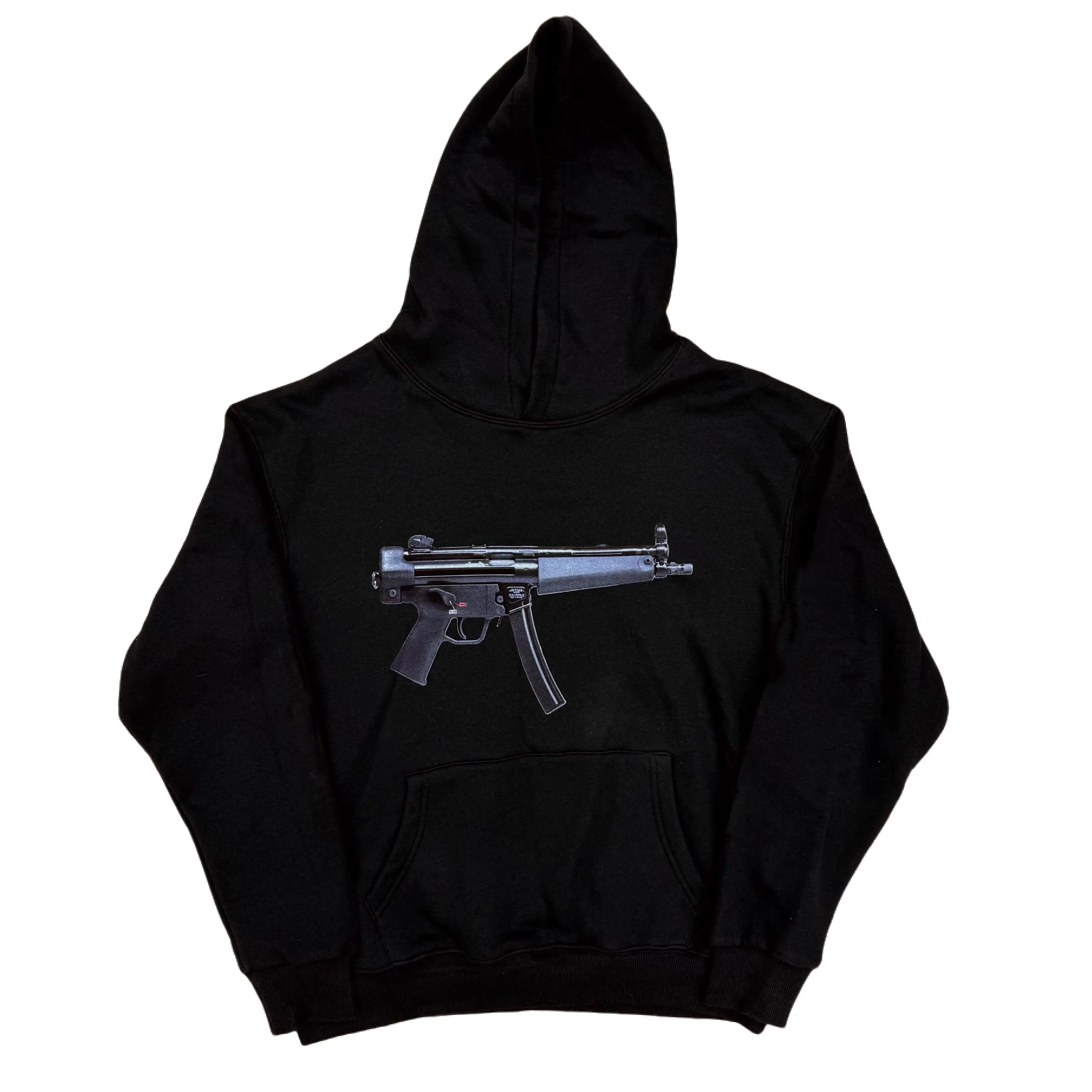 New Men Osamason MP5 SMG Submachine Gun Pullover Hoodies Hoody