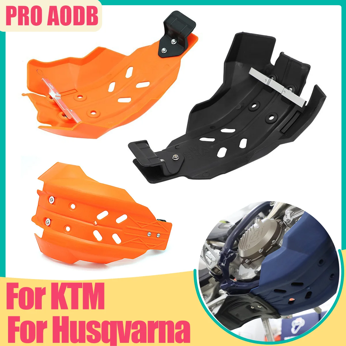 

For KTM Motocross EXC XCF SXF XC-F SX-F 250 350 Engine shield Frame Protector Cover Guard Skid Plate For Husqvarna FE FC TE TC