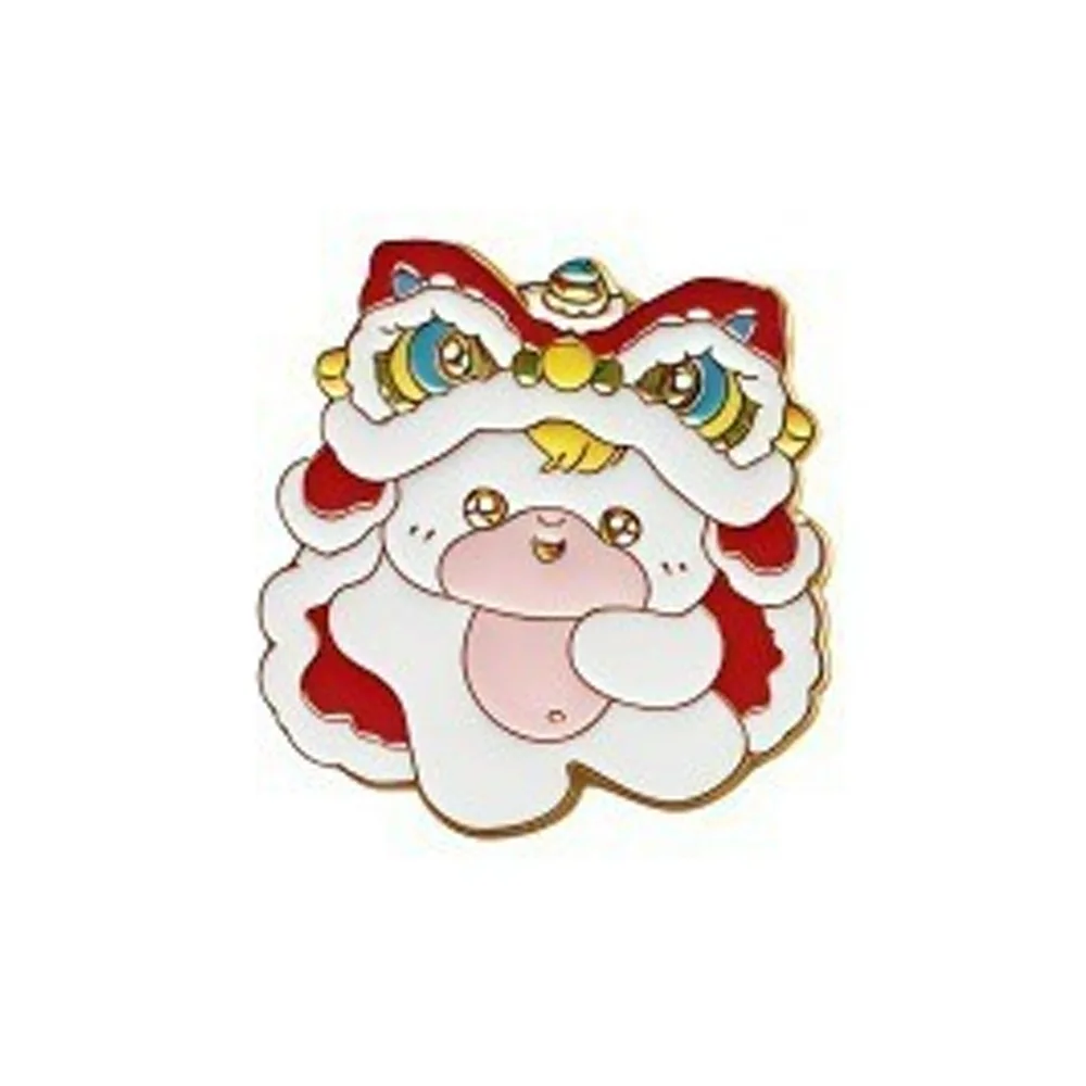 

Creative Cartoon Zodiac Horse Brooch Chinese Style Zinc Alloy Metal Steed Brooch Lucky Unisex Animal Brooch Backpack Decoration