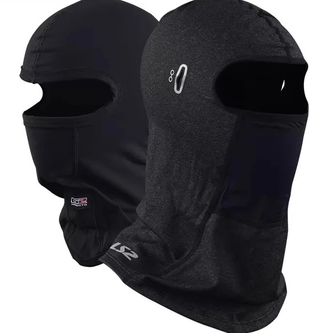 winter LS2 Motorcycle Headgear Riding Helmet Visor Breathable Sweat-Absorbing Quick-Drying Sunscreen Ice Silk Mask Four Seasons