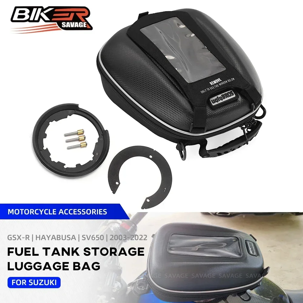 

For SUZUKI Motorcycle Bag Fuel Tank Luggage GSXR600 GSR GSXS 600 750 1000 GSX SV 650 1250 1300R Saddle Waterproof Tanklock Bags