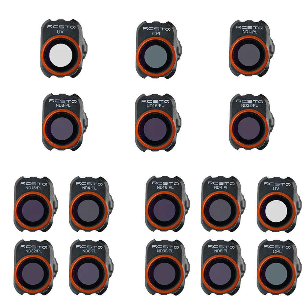 1/4/6pcs DJI Mini 2 Camera Lens Filter for DJI Mavic MINI 1/2/SE Drone Filter Set UV/CPL/4ND PL/8 ND PL/16ND PL/32 ND PL Glass