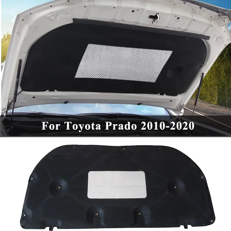 Car Front Engine Hood Sound Heat Insulation Cotton Pad Soundproof Mat Cover Foam For TOYOTA Prado 2010-2020