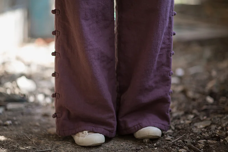 بنطال مبطن من الكتان الشتوي لعام 2025: تصميم أصلي، متعدد الاستخدامات ومقاس الساق المستقيمة #6