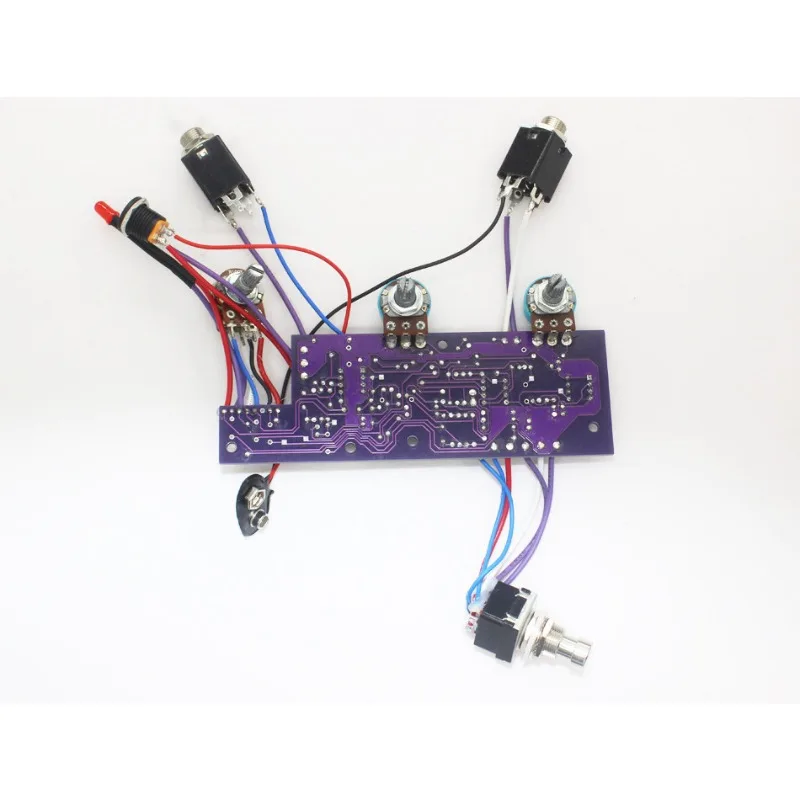 Suitable for DIY Manual Electric Guitar Effect Replica Overload Distortion Single Circuit Board