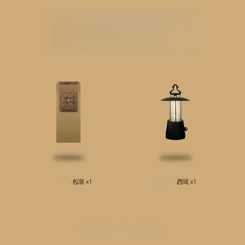 Luz ambiental de oro negro de Regiones occidentales americanas, cafetería en casa de familia, luz de caballo de carga, luz de Camping Vintage al aire libre