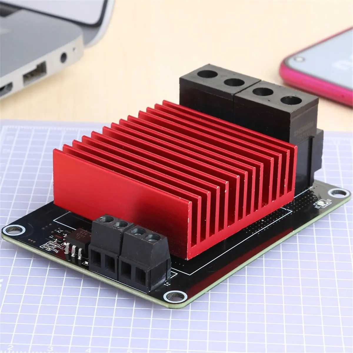 

T69C! Heat Bed Module Heating Controller Accessories 3D Printer Parts Heat Bed Controller for MKS MOSFET MOS Module 30A