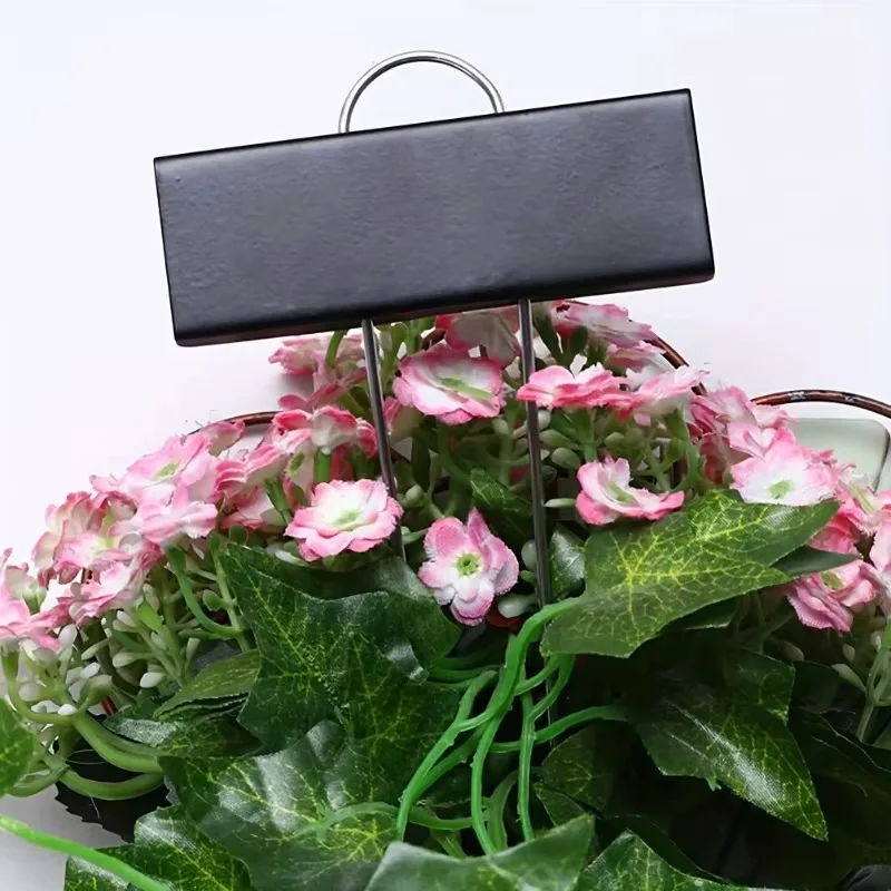 30pc Weatherproof Rustproof Black Metal Plant Labels Waterproof Garden Signs for Lawn Garden Flower Planter Bracket Organization