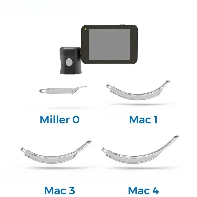 Medical Grade Reusable 3 Inch LCD Screen Player, Left Side Video Laryngoscope Replacement Accessory for Hospital Clinical Use