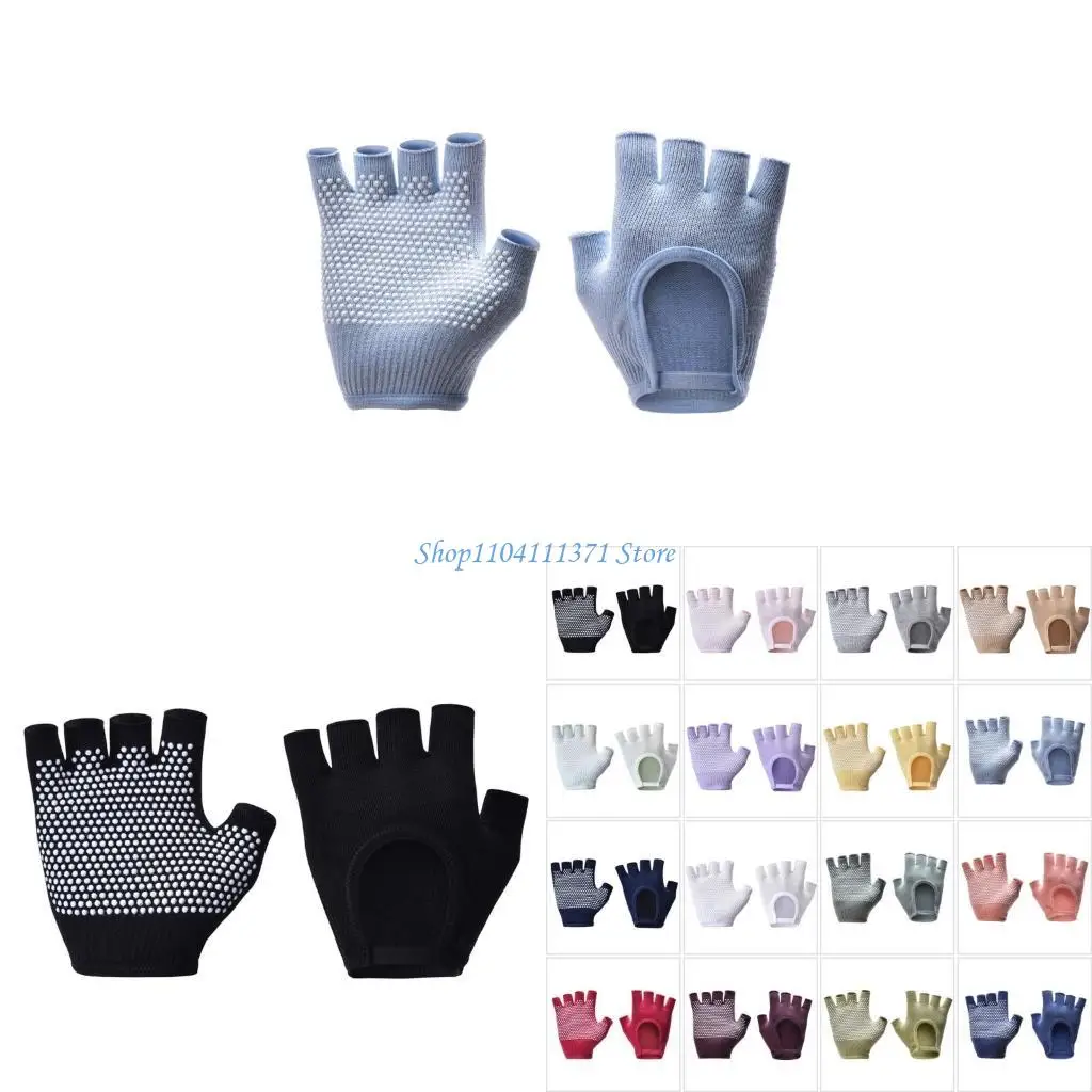 

P9FC Sport Gloves Breathable Pilates Gloves Comfortable Gym Gloves Half Finger Gloves Cycling Gloves Sport Accessories