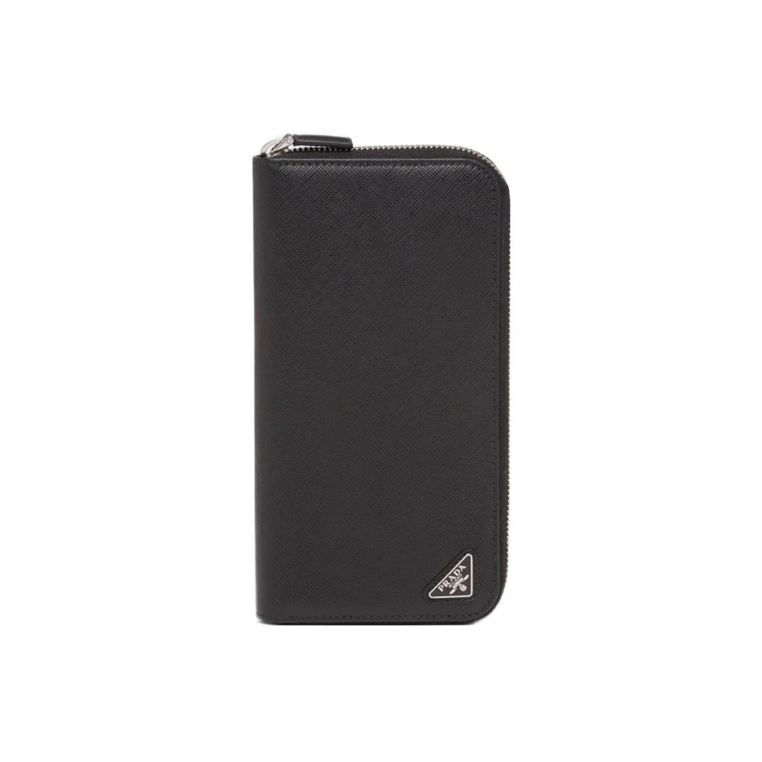 PRADA Saffiano Leather Wallet Men's Black 2ML317_QHH_F0002