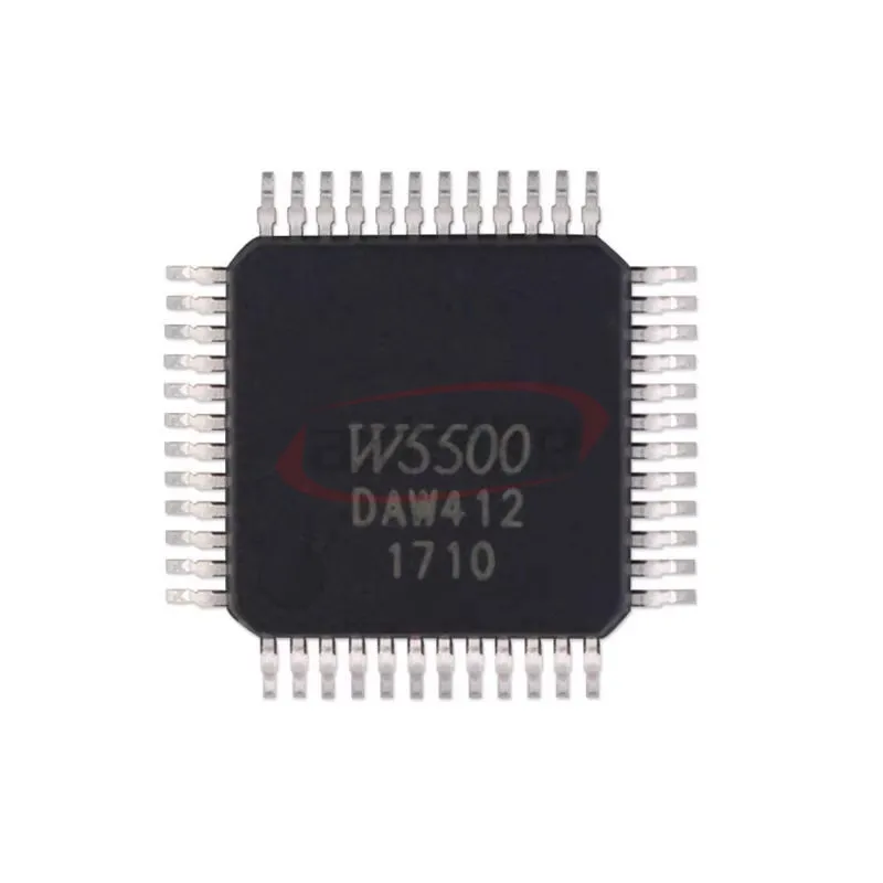 New Original W5500 LQFP-48 Microcontroller Chip Ethernet hardware TCP IP Protocol Stack
